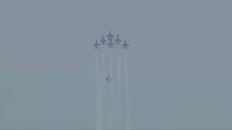 U.S. Air Force Thunderbirds practice in Huntington Beach