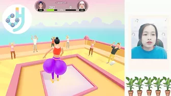 Twerk Race 3D (FUNNIEST APP GAME MOMENT) NOOB vs PRO vs HACKER | All Level Gameplay Walkthrough LV27