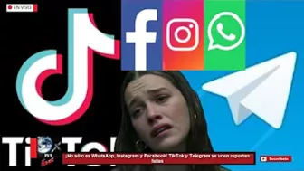 ¡No sólo es WhatsApp, Instagram y Facebook! TikTok y Telegram se unen reportan fallas