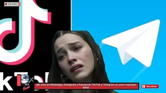 ¡No sólo es WhatsApp, Instagram y Facebook! TikTok y Telegram se unen reportan fallas