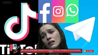 ¡No sólo es WhatsApp, Instagram y Facebook! TikTok y Telegram se unen reportan fallas