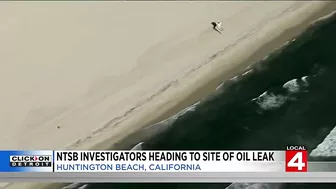 At least 126,000 gallons of oil leaks, spills into Huntington Beach in California