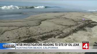 At least 126,000 gallons of oil leaks, spills into Huntington Beach in California