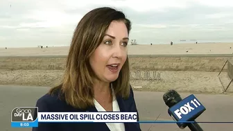 Huntington Beach Mayor provides update on massive oil spill