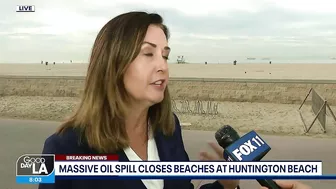 Huntington Beach Mayor provides update on massive oil spill