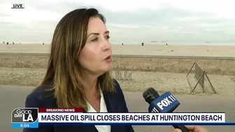 Huntington Beach Mayor provides update on massive oil spill