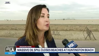 Huntington Beach Mayor provides update on massive oil spill