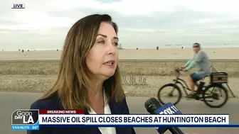 Huntington Beach Mayor provides update on massive oil spill