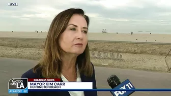 Huntington Beach Mayor provides update on massive oil spill