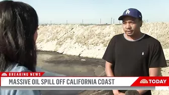 Massive Oil Spill Off California Coast Is Impacting Beaches, Wildlife