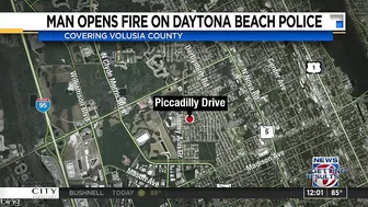 Man in custody after shootout with Daytona Beach police