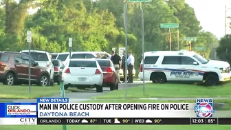 Man in custody after shootout with Daytona Beach police