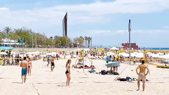 Beach Nova Icaria / Barcelona beach walk 2022????????????️Spain best beaches