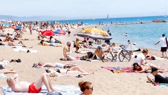 Beach Sant Miquel/ Barcelona beach walk 2022????????????️Spain best beaches