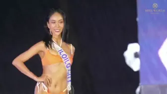 ILOILO CITY BLESSIE VILLABLANCA  SWIMSUIT PERFORMANCE - BEACH BEAUTY COMPETITION