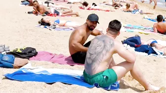 Barcelona beach walk 2022/beach Barceloneta