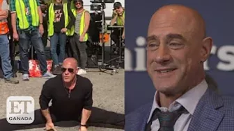 Chris Meloni Explains Viral Splits Video On Instagram | EXTENDED