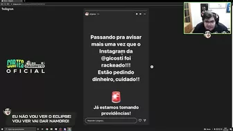 CASIMIRO REAGE: INSTAGRAM HACKEADO DA ESPOSA DO PH GANSO | Cortes do Casimito