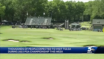 Thousands travel to Oklahoma for PGA Championship