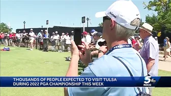 Thousands travel to Oklahoma for PGA Championship