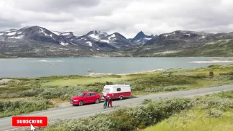 Summer Snowdrifts in Norway - Travel Guide, 4k