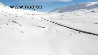 Summer Snowdrifts in Norway - Travel Guide, 4k