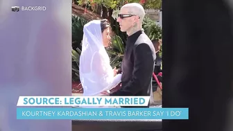 Kourtney Kardashian and Travis Barker Are Legally Married | PEOPLE