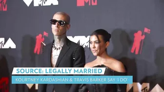 Kourtney Kardashian and Travis Barker Are Legally Married | PEOPLE