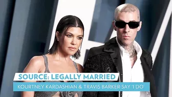 Kourtney Kardashian and Travis Barker Are Legally Married | PEOPLE