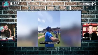 Josh Allen HAMMERS 600 Foot Home Run In Celebrity Softball Game | Pat McAfee Reacts