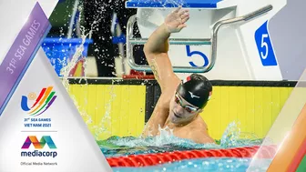 Men's 100m Butterfly Final Race | Swimming | Swimming | SEA Games 2021