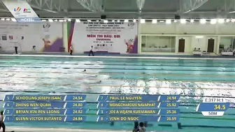 Men's 100m Butterfly Final Race | Swimming | Swimming | SEA Games 2021