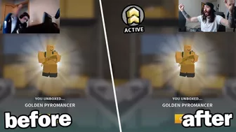 Getting Golden Pyro After Perks Update Be Like (TDS memes) - Roblox