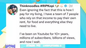 @Thinknoodles QUITTING YOUTUBE FOREVER (roblox news/drama)