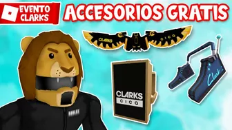 CONSIGUE CASCO de LEÓN, ALAS CICA GOLD y AURICULARES CLARKS GRATIS en ROBLOX | EVENTO ROBLOX CLARKS