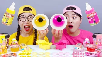 Pink Dessert VS Yellow Dessert Challenge DONA