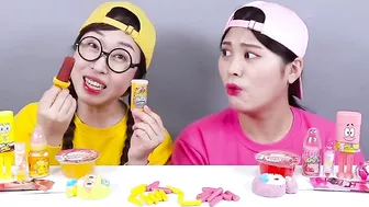 Pink Dessert VS Yellow Dessert Challenge DONA