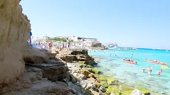 IBIZA Spain Cala Comte BEACH / Balearic Islands 4K / 4K Walking Tour