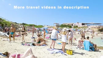 IBIZA Spain Cala Comte BEACH / Balearic Islands 4K / 4K Walking Tour