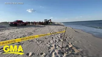 18-year-old dies when sand collapses at NJ beach l GMA