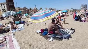 Barcelona Spain - BEACH WALK - Sant Miguel Beach - May 2022