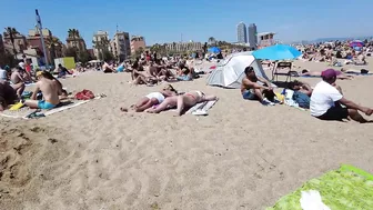 Barcelona Spain - BEACH WALK - Sant Miguel Beach - May 2022