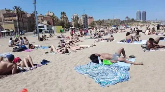 Barcelona Spain - BEACH WALK - Sant Miguel Beach - May 2022