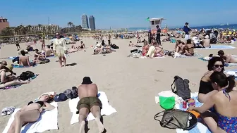 Barcelona Spain - BEACH WALK - Sant Miguel Beach - May 2022