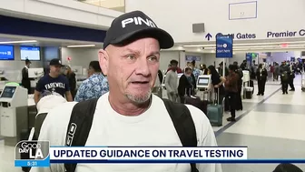 Updated guidance on travel testing