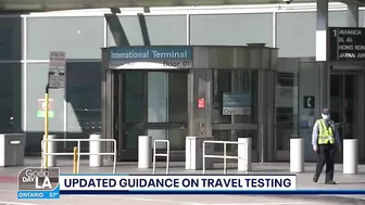 Updated guidance on travel testing