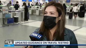 Updated guidance on travel testing