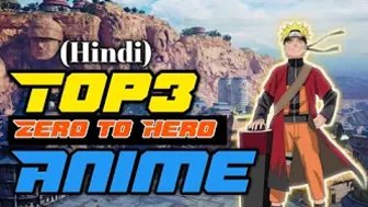 Top 3 Best Zero to Hero Anime || Comics Counter || (Hindi)