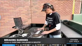 DJ for Giants, Warriors games breaking barriers