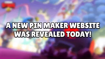 BRAWL STARS NEW CUSTOM PIN MAKER WEBSITE!